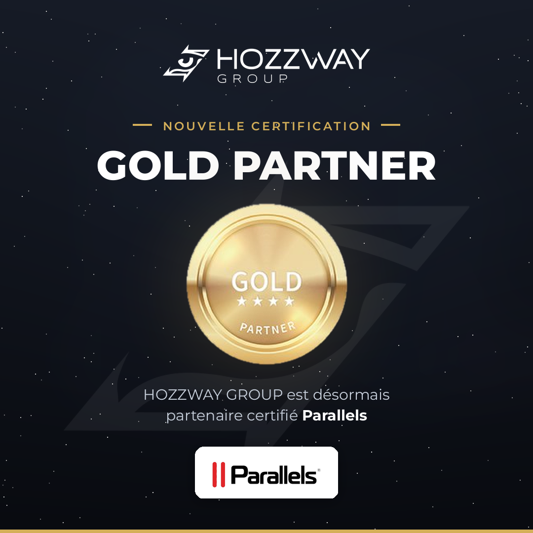 Hozzway Infra & Cloud devient Parallels Gold Partner